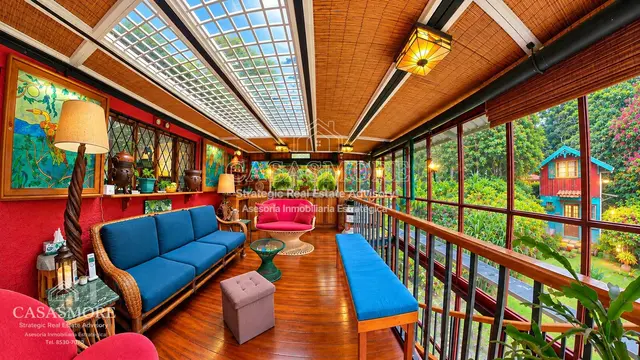 VENTA CASA + APARTAMENTO ESTILO CHALET SUIZO | 423 M² | EN EL CORAZÓN DE LOS ÁNGELES, SAN RAFAEL DE HEREDIA